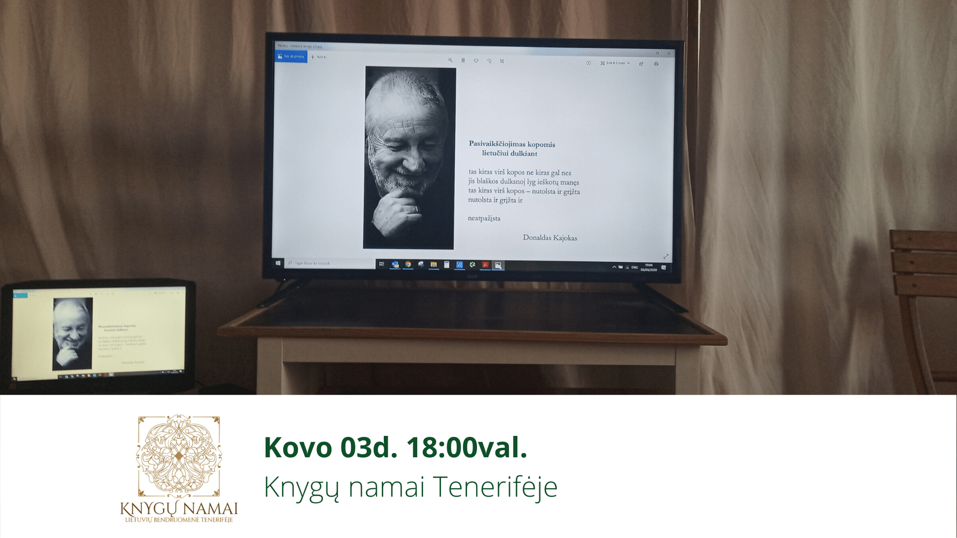 Susitikimas su rašytoju Donaldu Kajoku | Knygų namai Tenerifeje