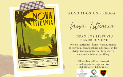 Lietuvos nepriklausomybės atkūrimo dienos – filmo “Nova Lituania” peržiūra